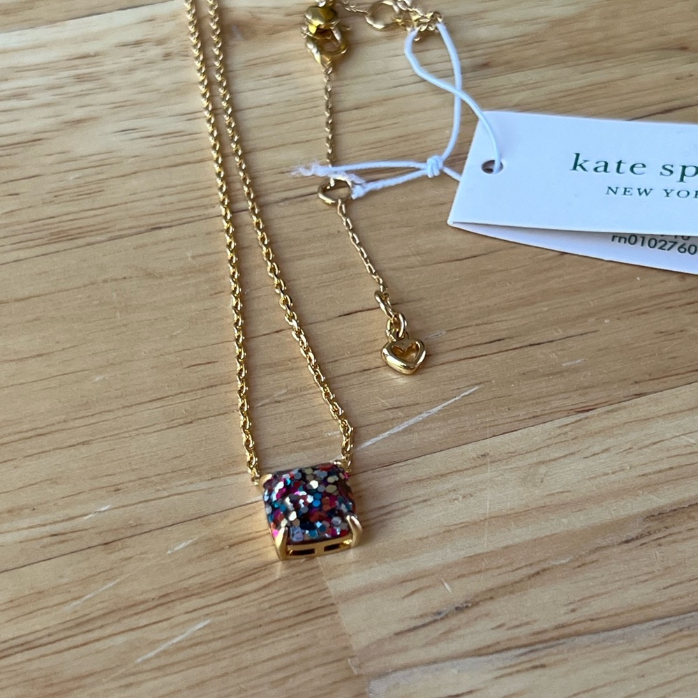 Kate Spade Cause a Stir Gold Pendant Necklace